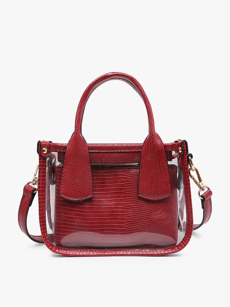 Stacey Clear Satchel Bag