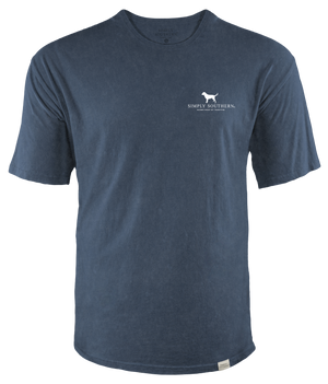Guys SS Lighthouse Dog Silhouette Tee