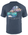 Guys SS Lighthouse Dog Silhouette Tee