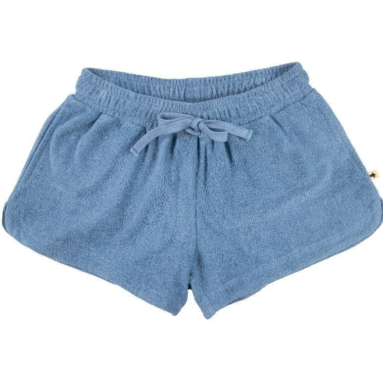 Tie Front Terry Shorts