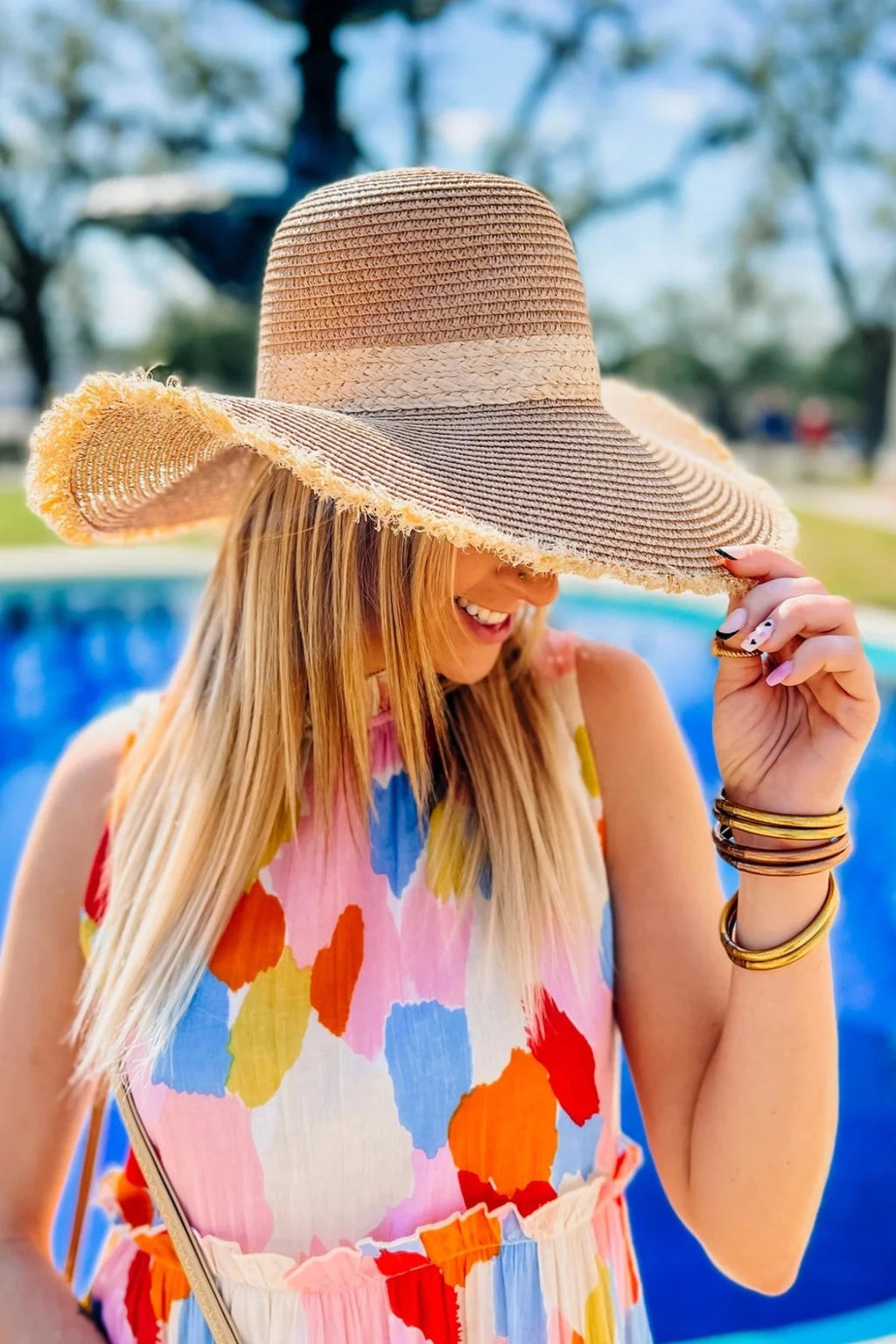 Magnolia Straw Sun Hat