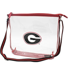 Clear Simple Tote Bag Purse- University of Georgia