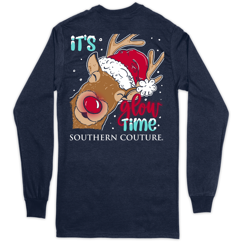 LS It's Glow Time Rudolph Classic Graphic Tee