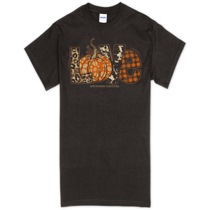 Soft Pattern Love Pumpkin SS Graphic Tee