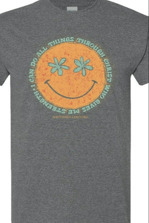 Smiley Do All Things Soft Graphic Tee