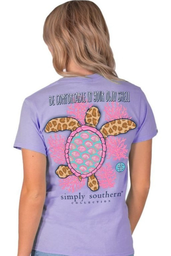 SS Be Comfortable In Your Own Shell Turtle Tee