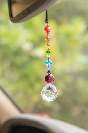 Natural Life Mini Suncatcher Car Charm