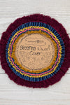 Natural Life Steering Wheel Cover- Velvet Berry