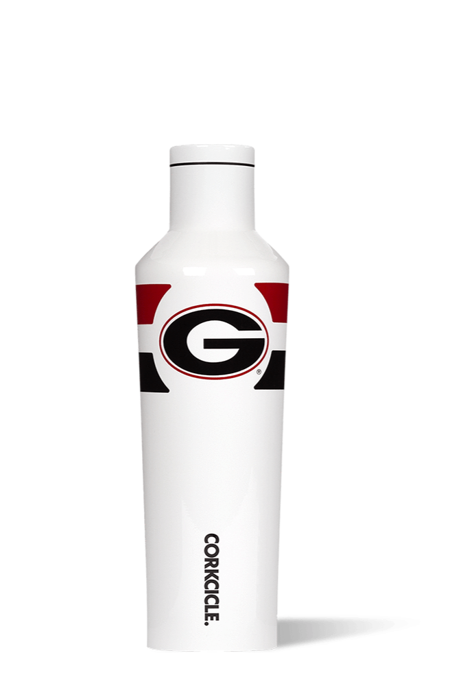 Corkcicle 16 oz Canteen - UGA Gym Stripe