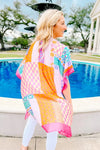 Melbourne Patchwork Printed Kimono