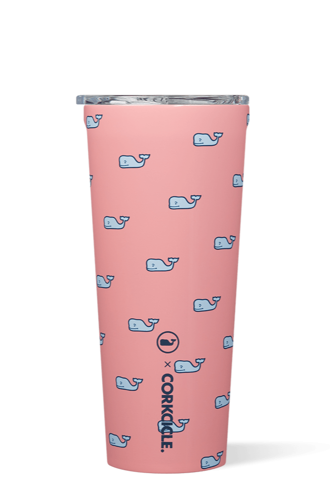 Corkcicle 24 oz Tumbler - Vineyard Vines Whales Repeat