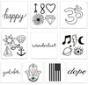 Inked Temporary Tattoos - Black and White - Free Souls Boutique