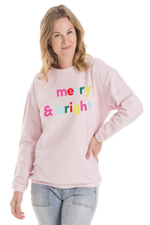 Merry & Bright Corded Sweatshirt