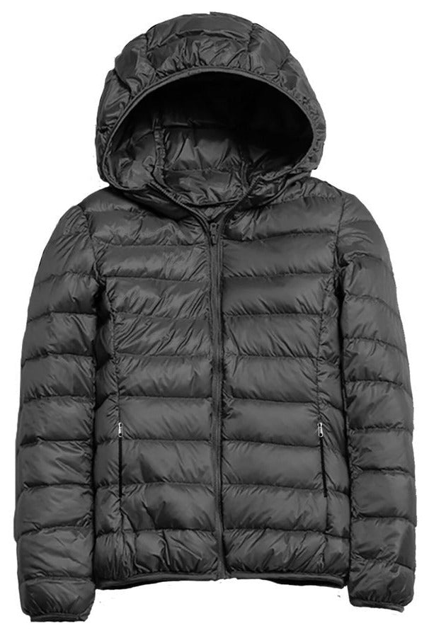 SC Packable Lightweight Puffer Jacket - Black