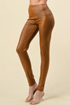 High Waist Faux Leather Leggings