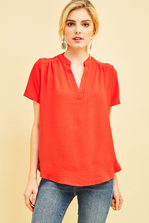 Tab Collar SS Top - Free Souls Boutique