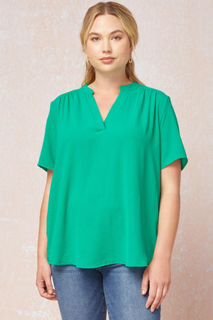Plus Tab Collar SS Top