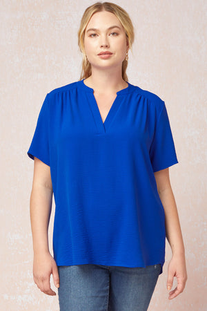 Plus Tab Collar SS Top
