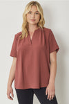 Plus Tab Collar SS Top