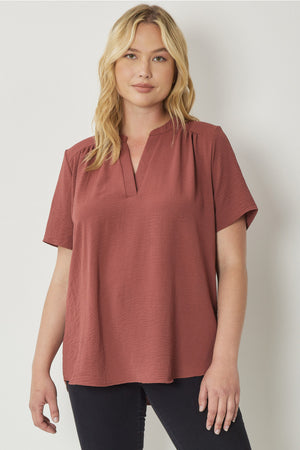 Plus Tab Collar SS Top