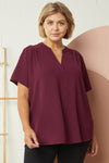 Plus Tab Collar SS Top