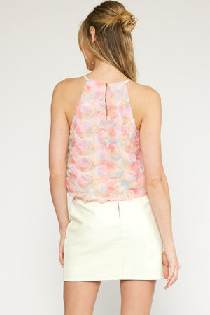 Multi Rosette Tank Top