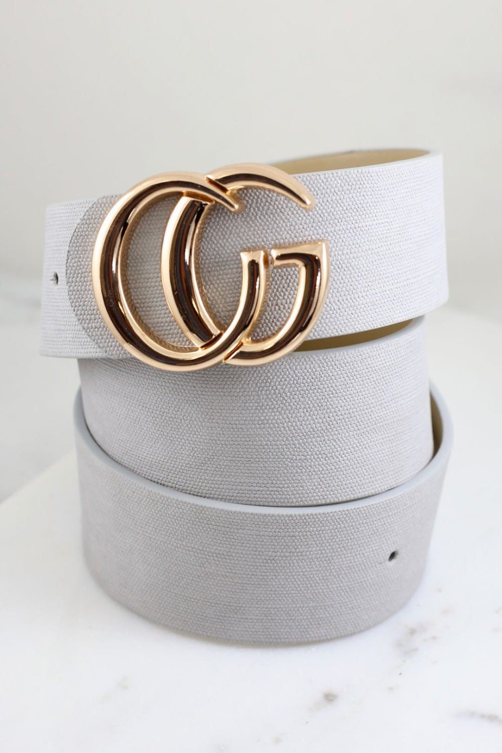 Double G Designer Buckle Belt