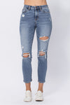 Peyton Hi Rise Destroyed Slim Fit Jeans