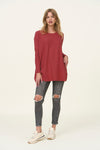 Drape Pocket Sweater - Free Souls Boutique