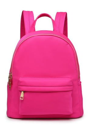 Phina Zipper Pocket Backpack Bag