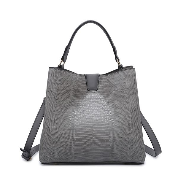 Tati Lizard Hobo Satchel Bag