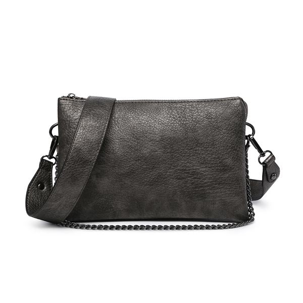 Izzy Chain Strap Clutch/Crossbody/Wristlet Purse