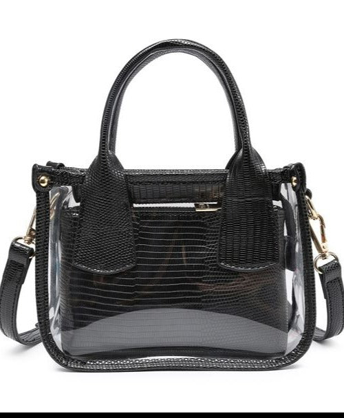 Stacey Clear Satchel Bag