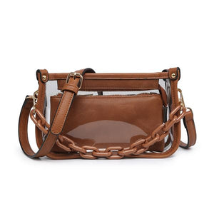 Jessica Clear Crossbody Bag With Chainstrap