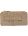 Saige Lizard Slim Card Holder Wallet