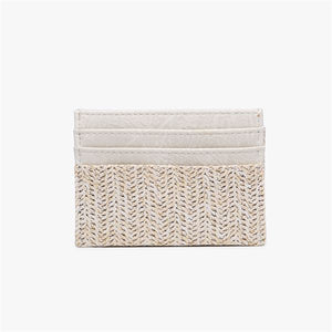 Vienna Straw Cardholder/Wallet