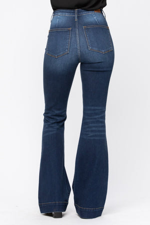 Hi Rise Trouser Flare Jeans