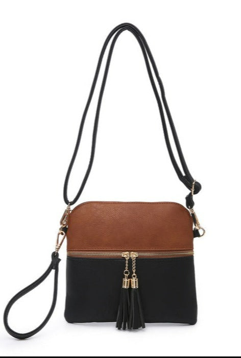 Tara Zipper Tassel Crossbody