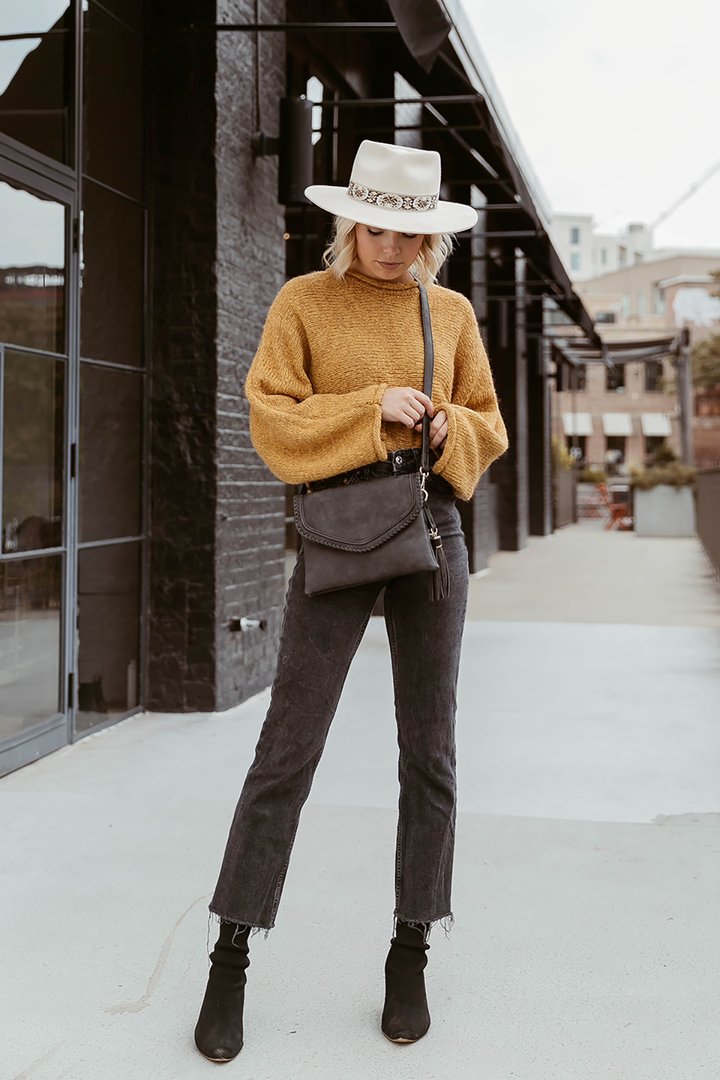 Sloane Braided Edge Crossbody Bag