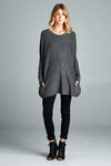 Drape Pocket Sweater - Free Souls Boutique