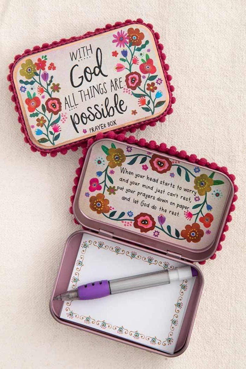 Natural Life Floral Prayer Box
