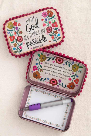 Natural Life Floral Prayer Box