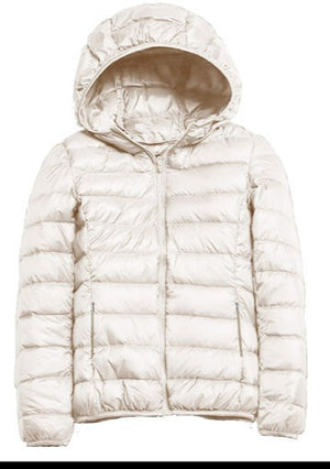 SC Packable Lightweight Puffer Jacket - Ivory