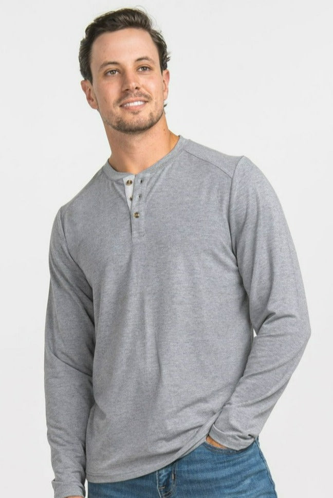 Max Comfort LS Henley Shirt