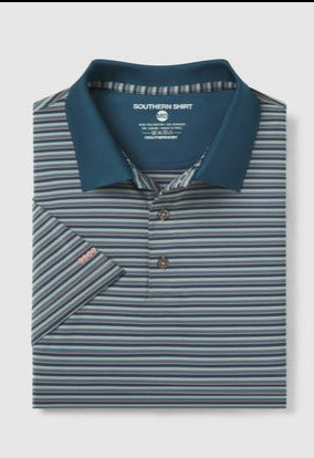 Collins Stripe Polo Shirt